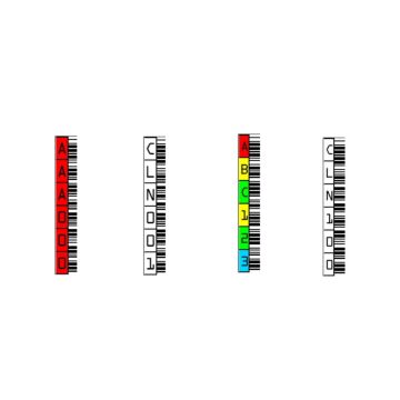 Etiquette code à barre pour bande 9840-9940