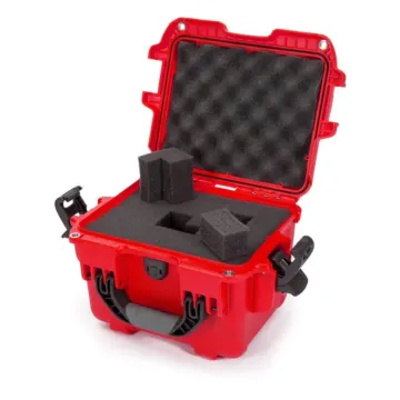 Photo de NANUK™ 908 - Valise de Protection Rouge avec Mousse