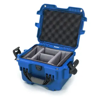Photo de NANUK™ 908 - Valise de Protection Bleu avec séparateur