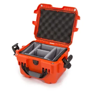 Photo de NANUK™ 908 - Valise de Protection Orange avec séparateur