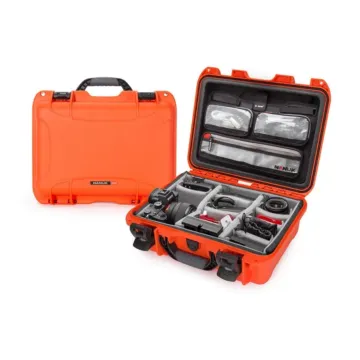 Photo de NANUK™ 920 - Valise de Protection Orange avec Séparateur Kit Photo