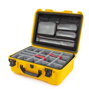 Photo de NANUK™ 940 - Valise de Protection Jaune avec Séparateur et Organisateur Kit Photo
