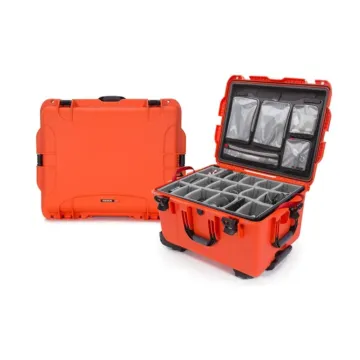 Photo de NANUK™ 960 - Valise de Protection Orange avec Séparateur et Organisateur Kit Photo