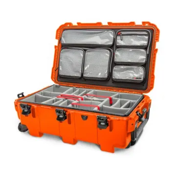 Photo de NANUK™ 962 - Valise de Protection Orange avec Séparateur et Organisateur Kit Photo