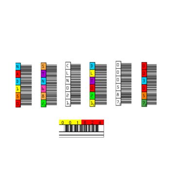 Etiquette code à barre pour bande DLT