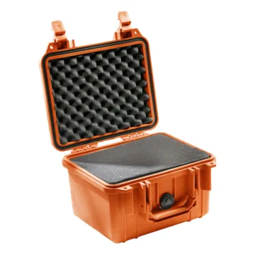 Peli™ 1300 - Valise de transport orange avec insert en mousse