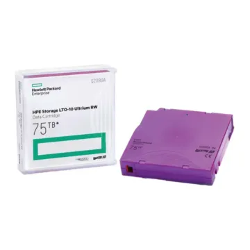Cartouche HPE LTO-10 Q2080A – Face avant de la bande Ultrium 10