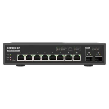 QNAP Switch 8 ports 10GbE Combo 6x RJ45 + 2x SFP+ 