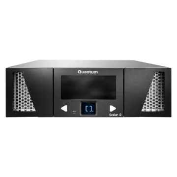 Bibliothèque Quantum Scalar i3 – Vue de face du module 3U avec panneau de contrôle