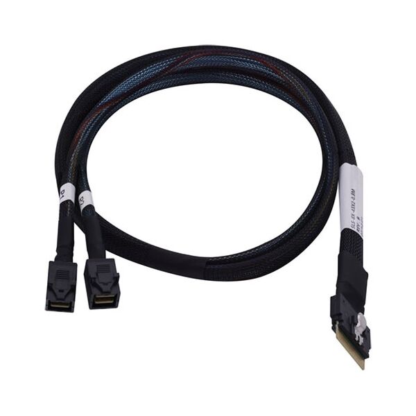 Câble SAS Tri-mode Adaptec ACK-I-SlimSASx8-2MiniSAS-HDx4-0.8M